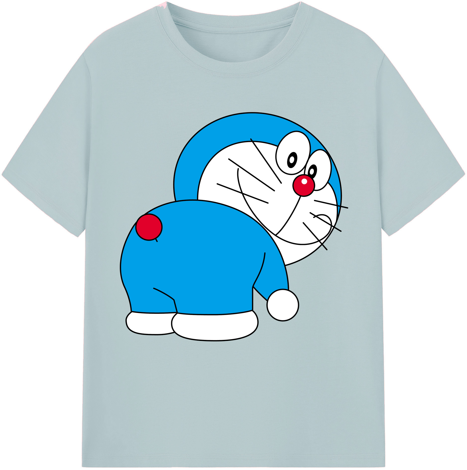 （画像用） ドラえもん Doraemon 綿100％半袖Tシャツ（フロントプリント）